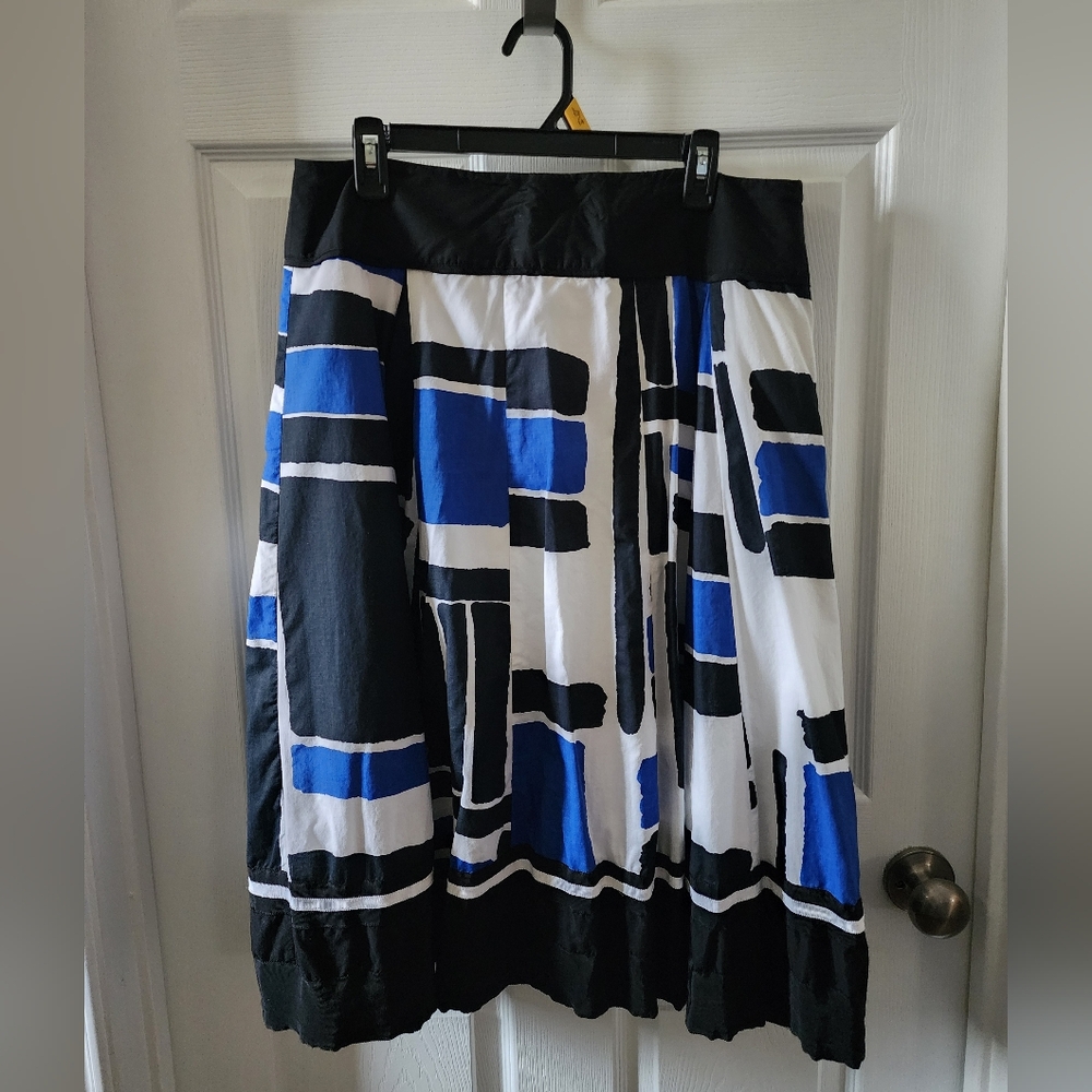 Nygard Collection Drop Waist Aline Skirt with Side Zipper